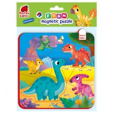 Magnesy piankowe puzzle Dinozaury